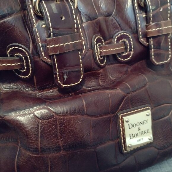 Dooney and Bourke Brown Moro Small Chira Handbag - Picture 3 of 11